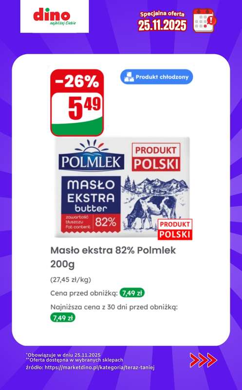 Dino - gazetka promocyjna Specjalna oferta na 25.11.2025 - promocje spoza gazetki od wtorku 25.11 do wtorku 25.11 - strona 2