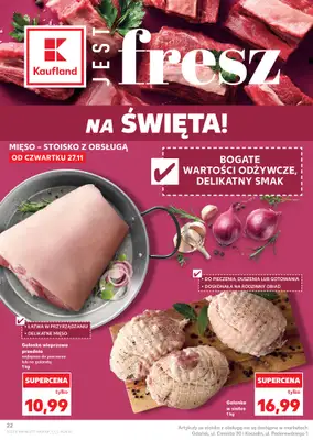 Kaufland - gazetka promocyjna Oferta Kaufland od czwartku 27.11 do środy 03.12 - strona 22