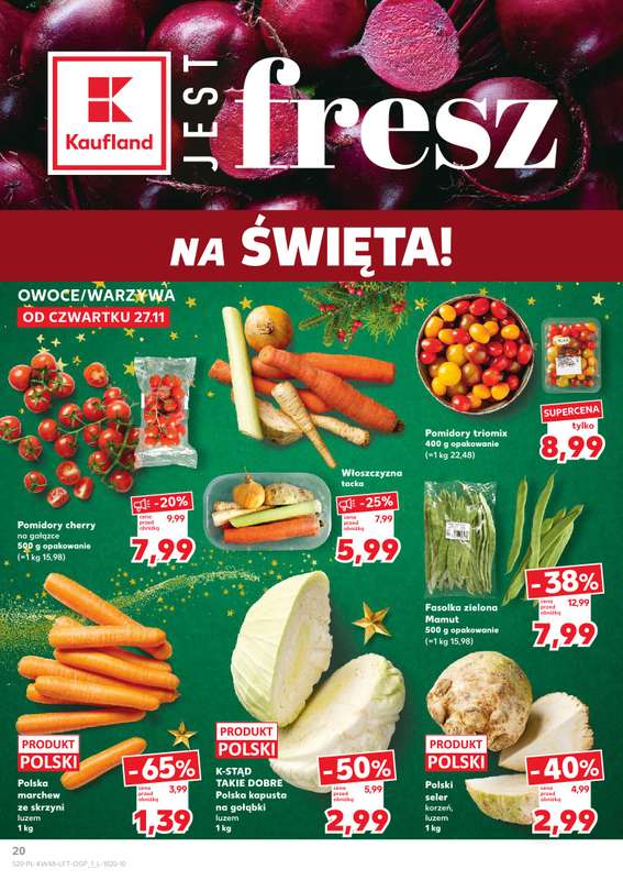 Kaufland - gazetka promocyjna Oferta Kaufland od czwartku 27.11 do środy 03.12 - strona 20