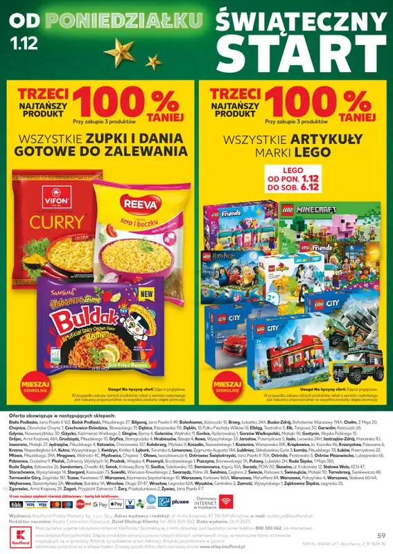 Kaufland - gazetka promocyjna Oferta Kaufland od czwartku 27.11 do środy 03.12 - strona 59