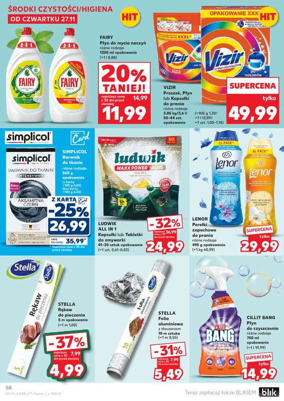 Kaufland - gazetka promocyjna Oferta Kaufland od czwartku 27.11 do środy 03.12 - strona 50