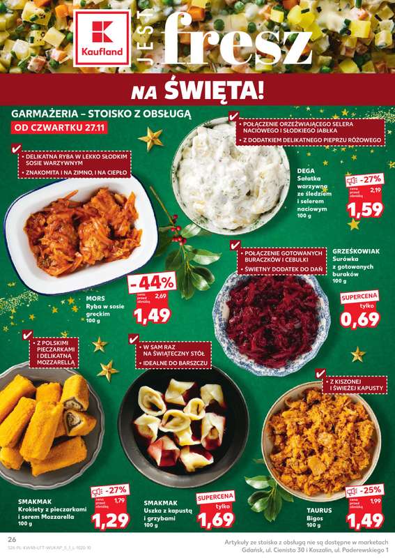Kaufland - gazetka promocyjna Oferta Kaufland od czwartku 27.11 do środy 03.12 - strona 26