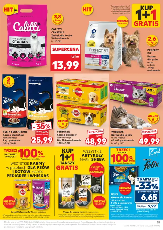 Kaufland - gazetka promocyjna Oferta Kaufland od czwartku 27.11 do środy 03.12 - strona 55