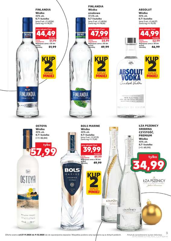 Kaufland - gazetka promocyjna Barek Kauflandu  do wtorku 09.12 - strona 3