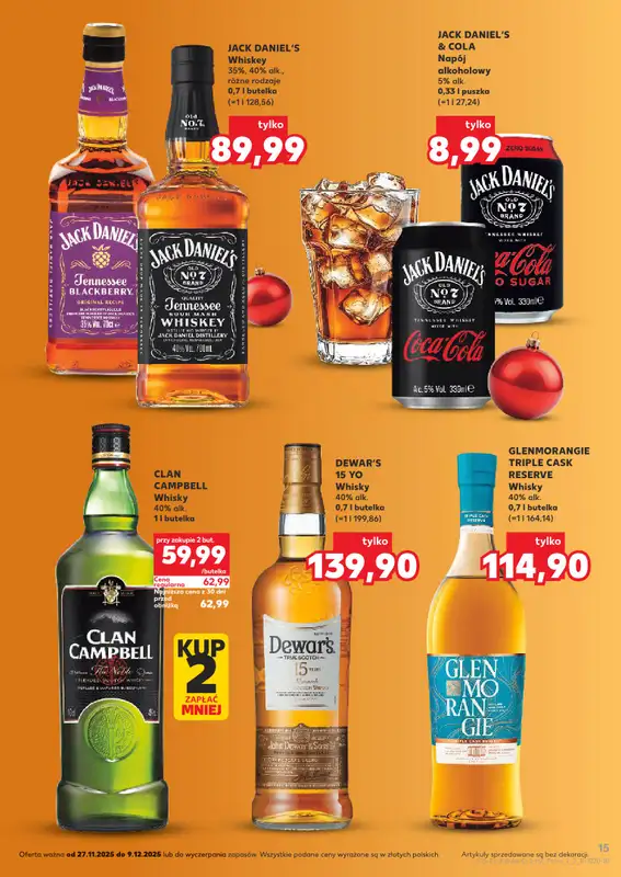 Kaufland - gazetka promocyjna Barek Kauflandu  do wtorku 09.12 - strona 15