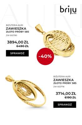 Briju - gazetka promocyjna Kolekcja biżuterii AURI do -40% od środy 26.11 do środy 31.12 - strona 12