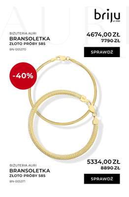 Briju - gazetka promocyjna Kolekcja biżuterii AURI do -40% od środy 26.11 do środy 31.12 - strona 6