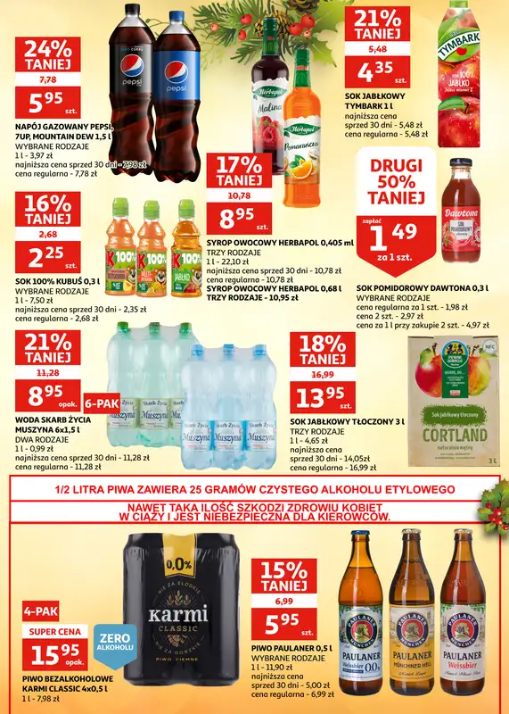 Auchan - gazetka promocyjna Gazetka Zielona Góra I Dobre ceny. Dobry wybór od środy 26.11 do wtorku 02.12 - strona 17