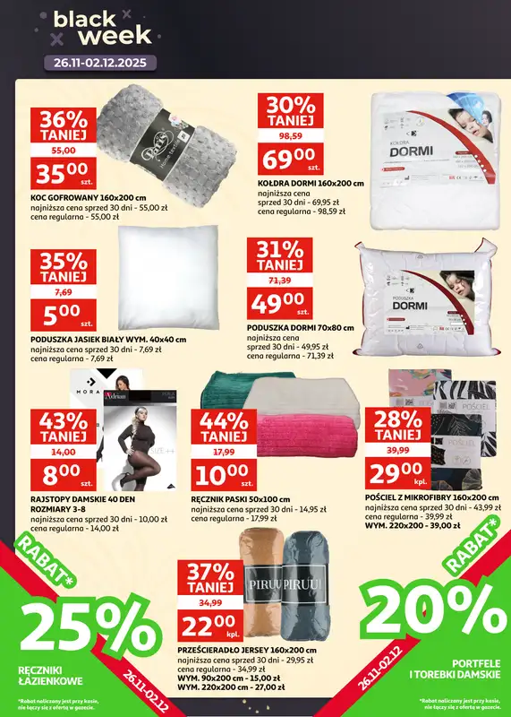 Auchan - gazetka promocyjna Gazetka Zielona Góra I Dobre ceny. Dobry wybór od środy 26.11 do wtorku 02.12 - strona 24