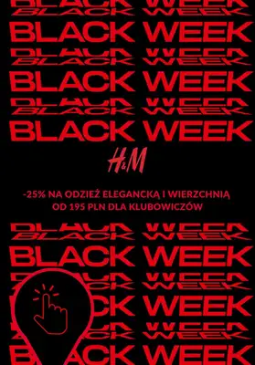H&M - gazetka promocyjna -25% na odzież elegancką i wierzchnią dla Klubowiczów od wtorku 25.11 