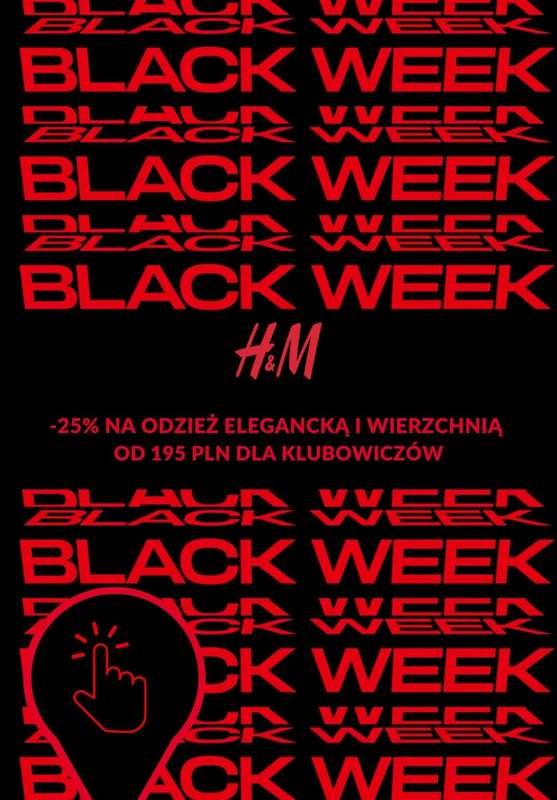H&M - gazetka promocyjna -25% na odzież elegancką i wierzchnią dla Klubowiczów od wtorku 25.11 