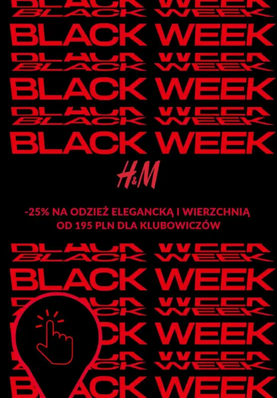 H&M - gazetka promocyjna -25% na odzież elegancką i wierzchnią dla Klubowiczów od wtorku 25.11 