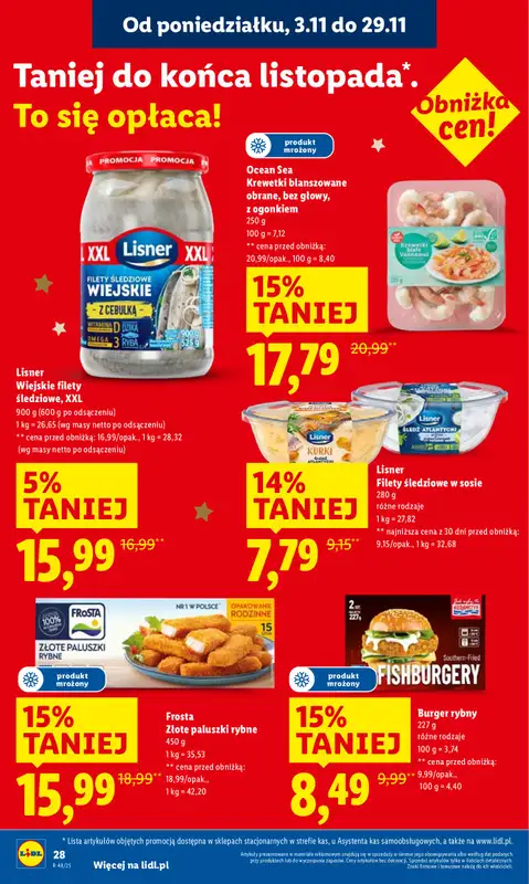 Lidl - gazetka promocyjna Oferta od poniedziałku od poniedziałku 24.11 do środy 26.11 - strona 28