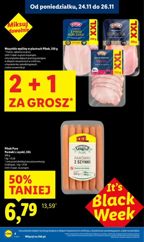 Lidl - gazetka promocyjna Oferta od poniedziałku od poniedziałku 24.11 do środy 26.11 - strona 4