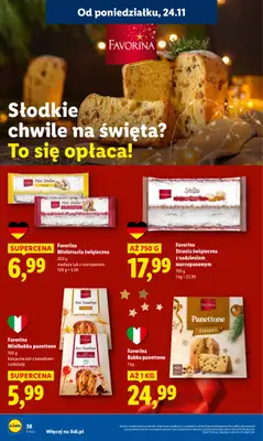 Lidl - gazetka promocyjna Oferta od poniedziałku od poniedziałku 24.11 do środy 26.11 - strona 38
