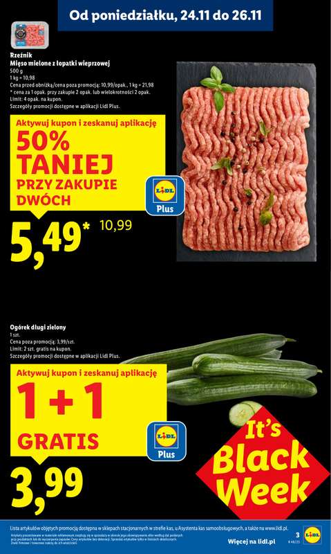 Lidl - gazetka promocyjna Oferta od poniedziałku od poniedziałku 24.11 do środy 26.11 - strona 3