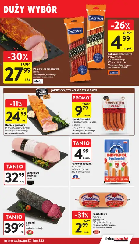Intermarche - gazetka promocyjna Gazetka od czwartku 27.11 do środy 03.12 - strona 38