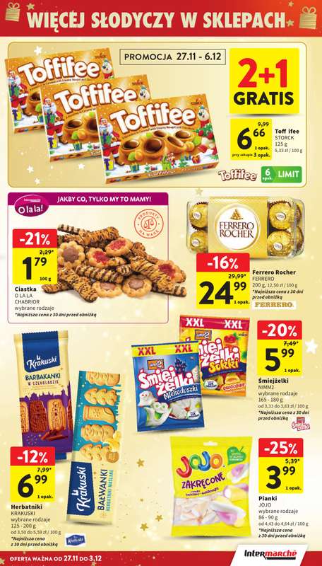 Intermarche - gazetka promocyjna Gazetka od czwartku 27.11 do środy 03.12 - strona 16