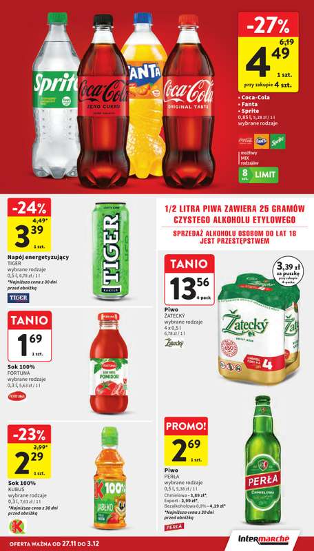 Intermarche - gazetka promocyjna Gazetka od czwartku 27.11 do środy 03.12 - strona 54