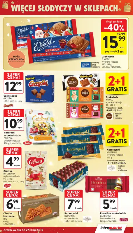 Intermarche - gazetka promocyjna Gazetka od czwartku 27.11 do środy 03.12 - strona 14