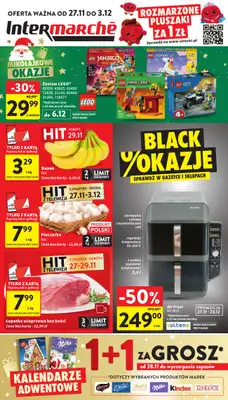Intermarche - gazetka promocyjna Gazetka od czwartku 27.11 do środy 03.12