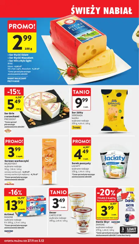 Intermarche - gazetka promocyjna Gazetka od czwartku 27.11 do środy 03.12 - strona 43