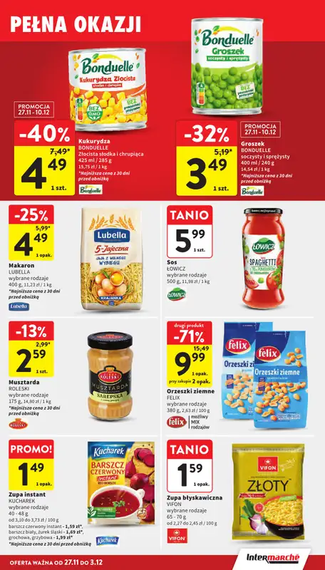 Intermarche - gazetka promocyjna Gazetka od czwartku 27.11 do środy 03.12 - strona 46