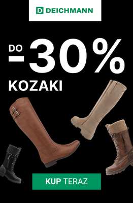 Deichmann - gazetka promocyjna Do -30% na kozaki od wtorku 25.11 do poniedziałku 01.12