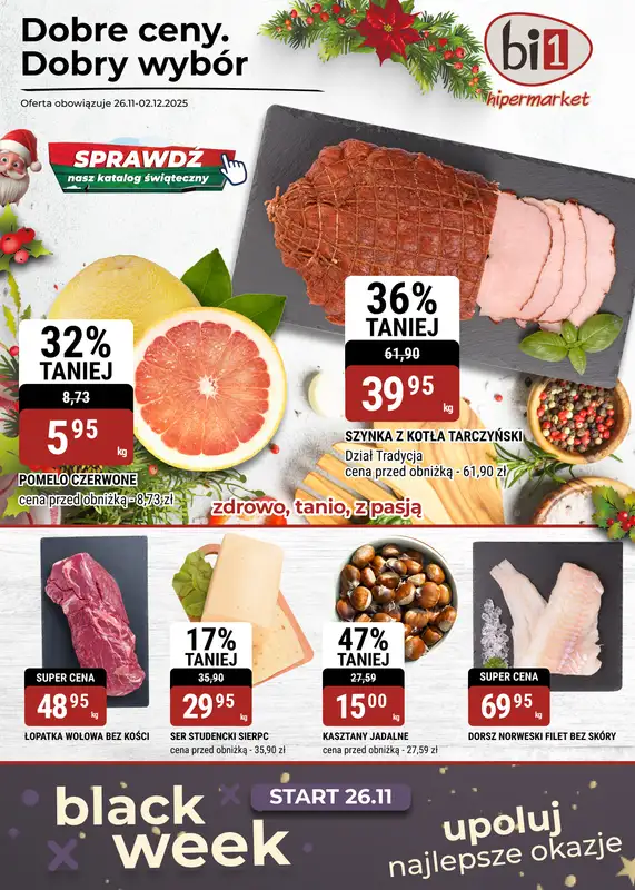 bi1 - gazetka promocyjna Gazetka Szczecin I Dobre ceny. Dobry wybór od środy 26.11 do wtorku 02.12