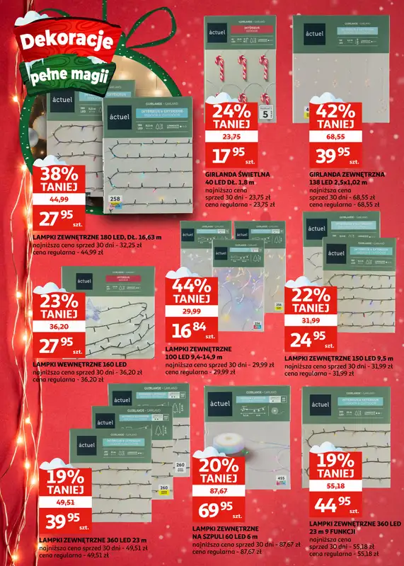 Auchan - gazetka promocyjna Gazetka Racibórz I Święta zaczynają się tutaj od środy 26.11 do wtorku 09.12 - strona 28