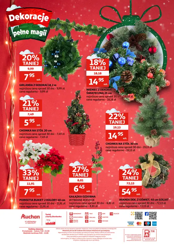 Auchan - gazetka promocyjna Gazetka Racibórz I Święta zaczynają się tutaj od środy 26.11 do wtorku 09.12 - strona 30