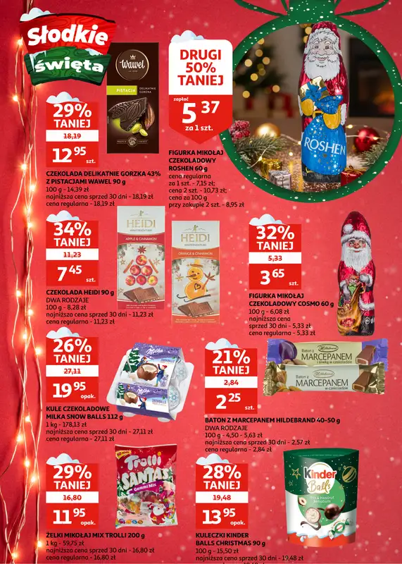 Auchan - gazetka promocyjna Gazetka Zielona Góra I Święta zaczynają się tutaj od środy 26.11 do wtorku 09.12 - strona 16