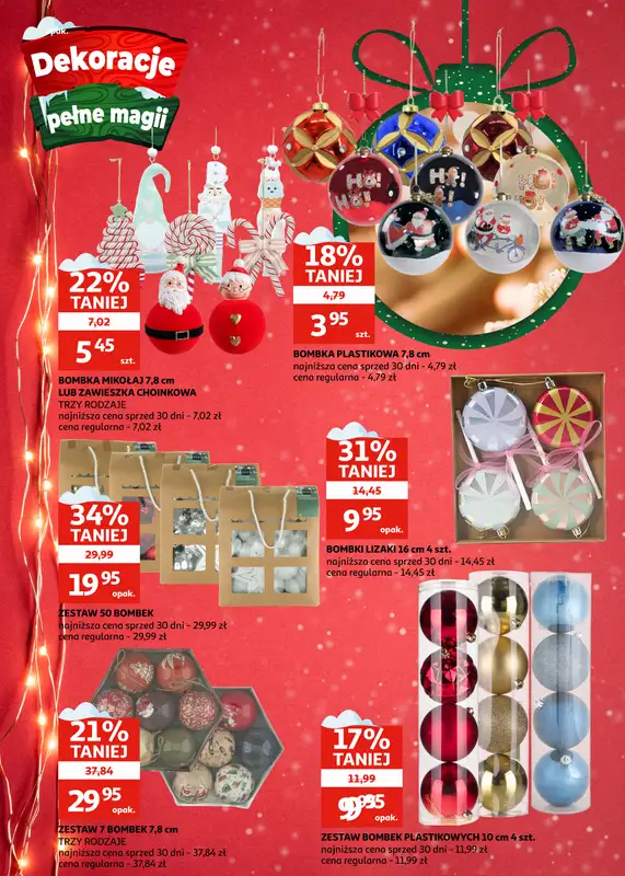 Auchan - gazetka promocyjna Gazetka Zielona Góra I Święta zaczynają się tutaj od środy 26.11 do wtorku 09.12 - strona 26