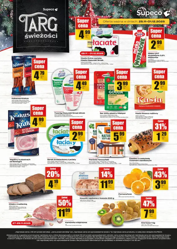 Supeco - gazetka promocyjna Targ świeżości  