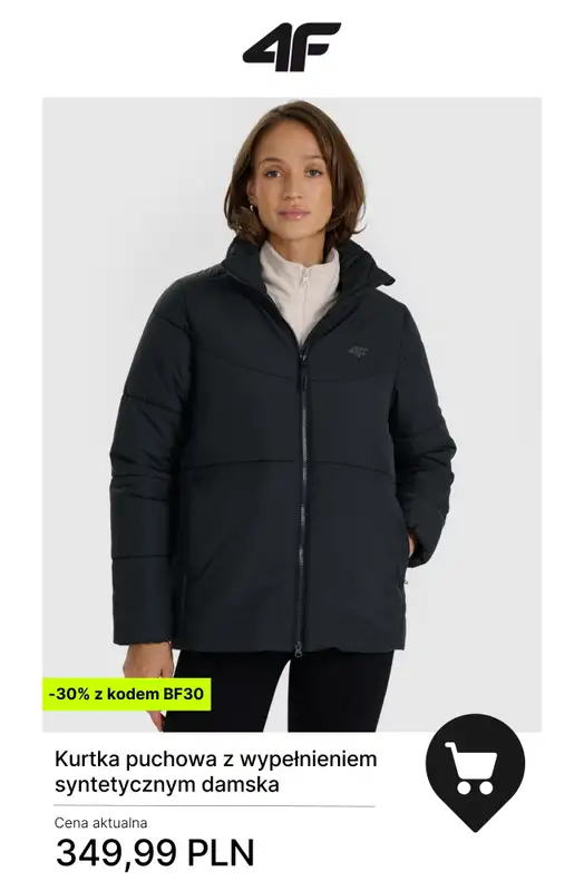 4F - gazetka promocyjna -30% przy zakupach od 300 zł od wtorku 25.11  - strona 6