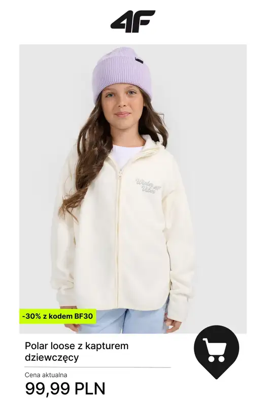 4F - gazetka promocyjna -30% przy zakupach od 300 zł od wtorku 25.11  - strona 11
