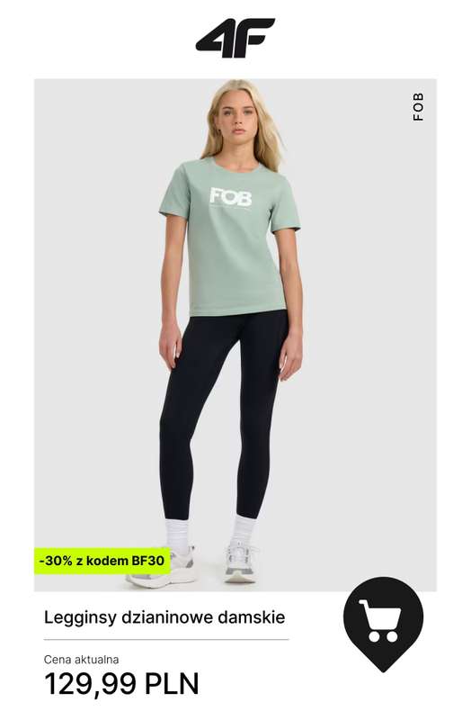 4F - gazetka promocyjna -30% przy zakupach od 300 zł od wtorku 25.11  - strona 3