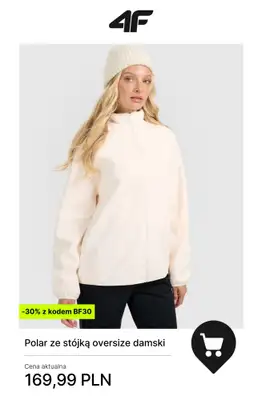 4F - gazetka promocyjna -30% przy zakupach od 300 zł od wtorku 25.11  - strona 4