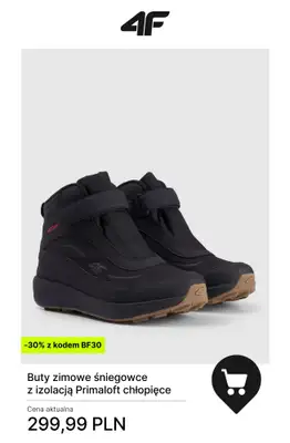 4F - gazetka promocyjna -30% przy zakupach od 300 zł od wtorku 25.11  - strona 14