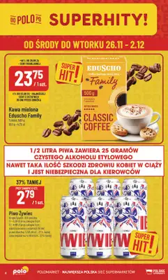 POLOmarket - gazetka promocyjna Gazetka od środy 26.11 do wtorku 02.12 - strona 4