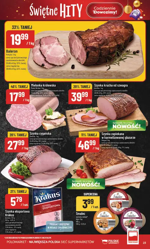 POLOmarket - gazetka promocyjna Gazetka od środy 26.11 do wtorku 02.12 - strona 23