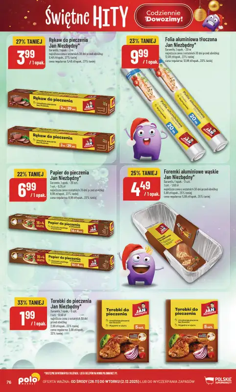POLOmarket - gazetka promocyjna Gazetka od środy 26.11 do wtorku 02.12 - strona 76
