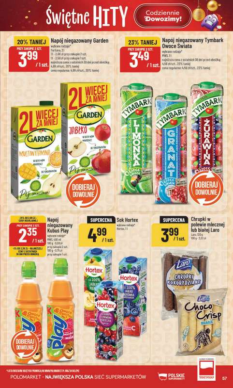 POLOmarket - gazetka promocyjna Gazetka od środy 26.11 do wtorku 02.12 - strona 57
