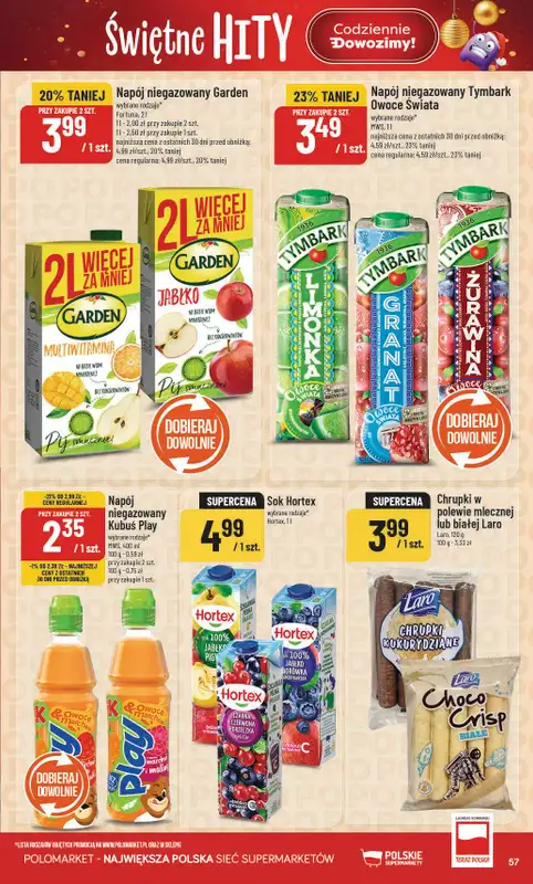 POLOmarket - gazetka promocyjna Gazetka od środy 26.11 do wtorku 02.12 - strona 57