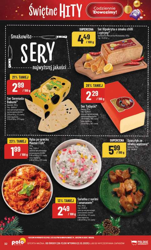 POLOmarket - gazetka promocyjna Gazetka od środy 26.11 do wtorku 02.12 - strona 32