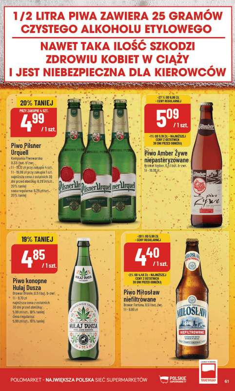 POLOmarket - gazetka promocyjna Gazetka od środy 26.11 do wtorku 02.12 - strona 61