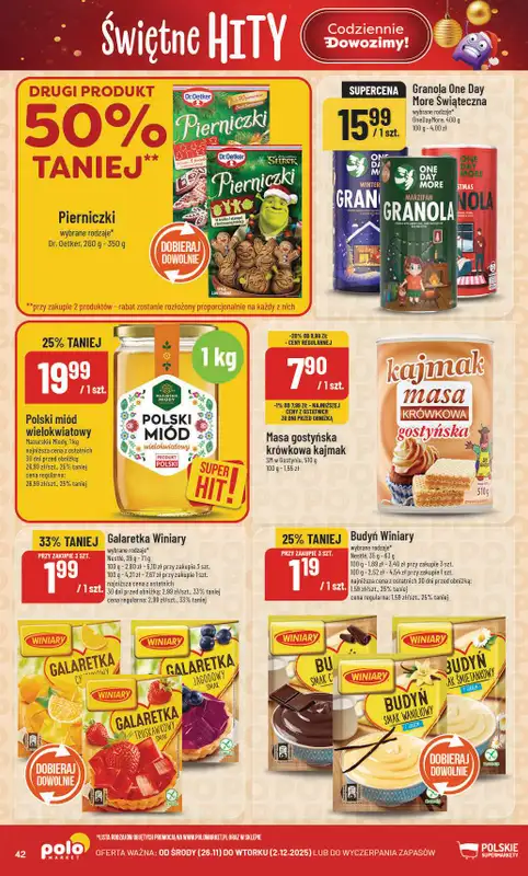 POLOmarket - gazetka promocyjna Gazetka od środy 26.11 do wtorku 02.12 - strona 42