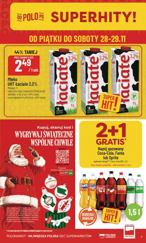 POLOmarket - gazetka promocyjna Gazetka od środy 26.11 do wtorku 02.12 - strona 7