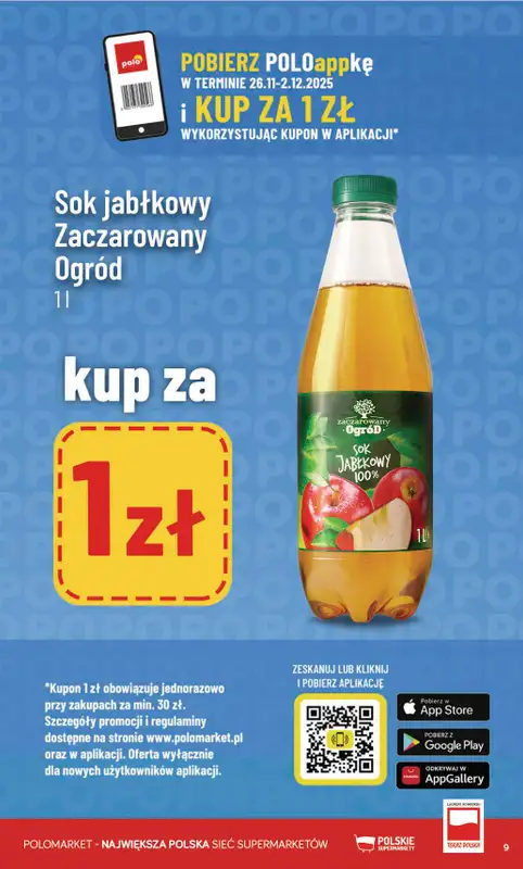 POLOmarket - gazetka promocyjna Gazetka od środy 26.11 do wtorku 02.12 - strona 9