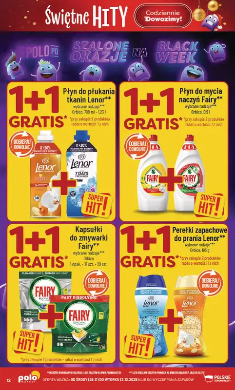 POLOmarket - gazetka promocyjna Gazetka od środy 26.11 do wtorku 02.12 - strona 12